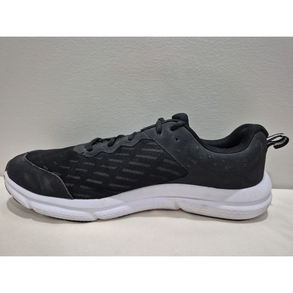 Under Armour Charged Assert 10 Black Men's Sz 14 Running Shoes 3026175-001
